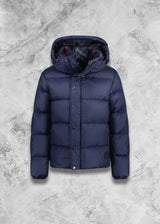 Burb Halsby Puffer Jacket Navy - MOTION WEAR