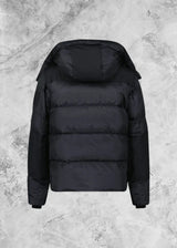 Burb Leeds Puffer Jacket Black - MOTION WEAR