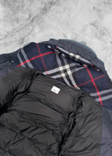 Burb Lockwell Detachable Sleeve Puffer Jacket Navy - MOTION WEAR