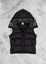 Burb Lockwell Detachable Sleeve Puffer Jacket Navy - MOTION WEAR