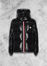 Monc Montbeliard Glossy Puffer Jacket Black - MOTION WEAR