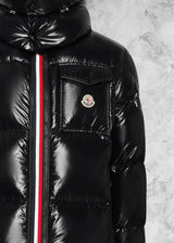 Monc Montbeliard Glossy Puffer Jacket Black - MOTION WEAR