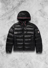 Monc Pavin Hooded Puffer Jacket – Black - MOTION WEAR
